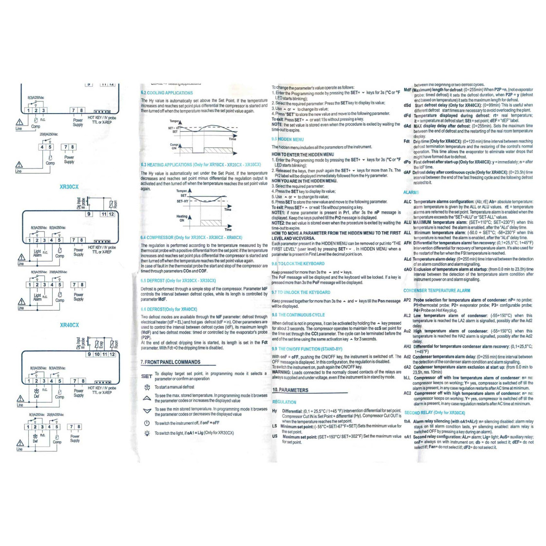 Elektronischer Regler Dixell XR10CX 92 30