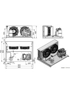 Condensing unit dorin au2-h151cc-e