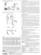 Expansion valve carel e2v11bsf00