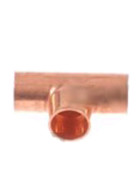 Copper tee f-f-f 22mm