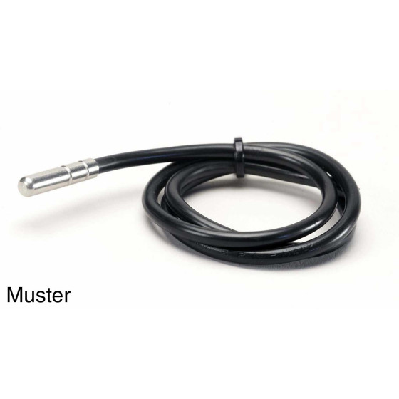 Fühler NTC, L = 2m, Metallhülse 6 x 40mm, PVC-Kabel,