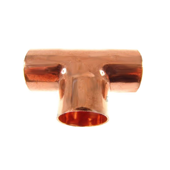 Copper tee f-f-f 42mm