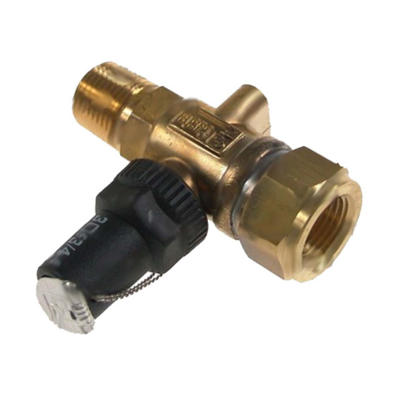 Ball shut off valve castel 3063-22