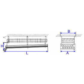 Tropfschale für Verdampfer REC15060, 640 x 685 x 250...